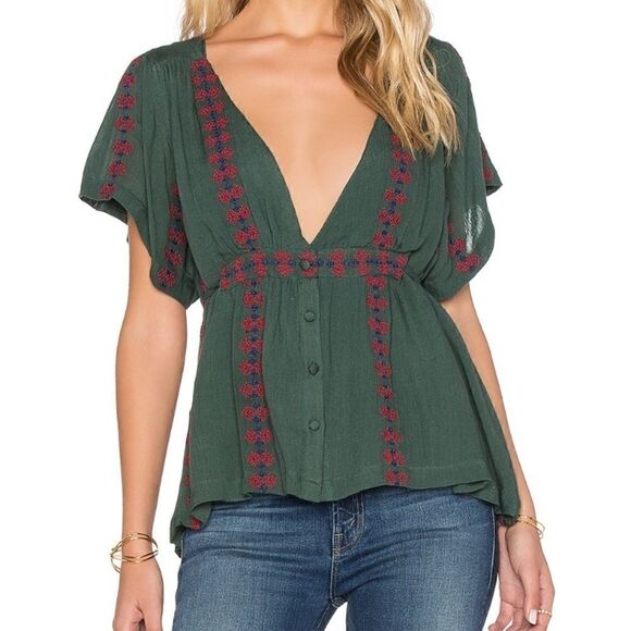 Tularosa “Moonrise” Boho Top Size L *SOLD OUT* - Picture 2 of 7